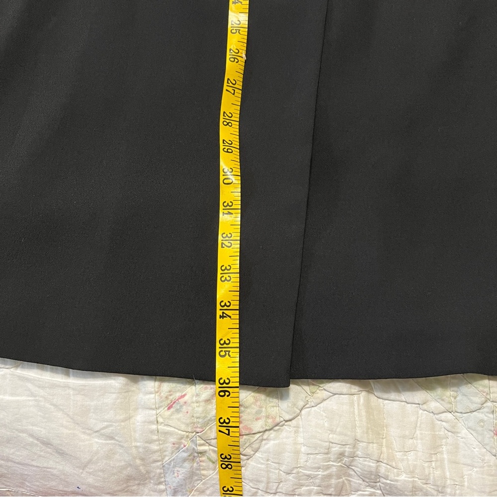Topshop Satin Trim Black Blazer Dress 12 - Picture 8 of 11
